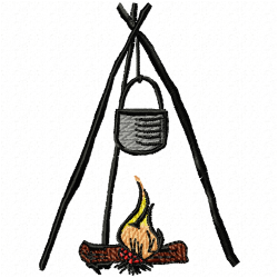 Cowboy And Hunter Embroidery Design 4